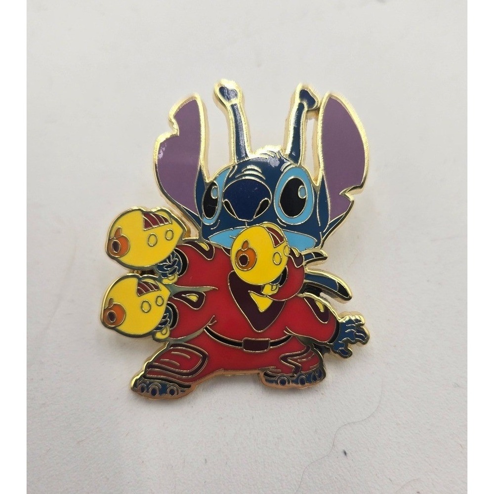 Disney Loungefly Stitch Mystery Pin Glitter Chase Experiment 626 Space Suit Red